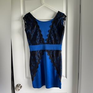 Gamiss blue cocktail dress